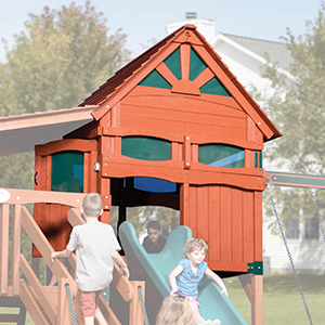 Treehouse Cabin Package for Wooden Playsets