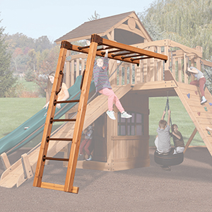 Monkey Bars with six rungs for Summit Outlook Swing Sets