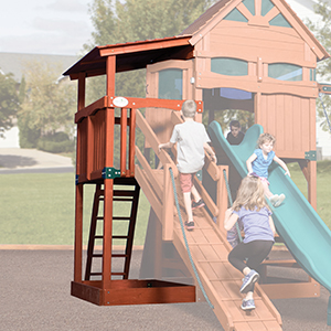 Olympian Treehouse Sundeck for Treehouse Swing Sets