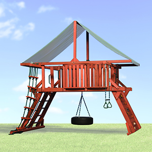Adventure Peak Jumbo Swing Set Fort