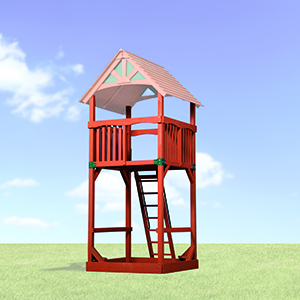 Titan Treehouse Jumbo Swing Set Fort