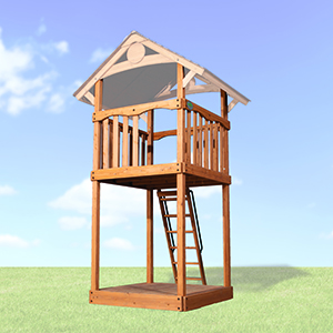 Olympian Outlook XL Swing Set Fort