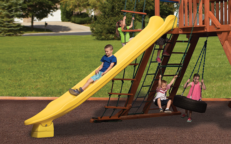 Yellow Rocket Slide for Peak Playsets