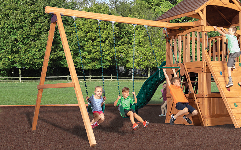 Adjustable Height Swing Beams for Summit Outlook Swing Sets