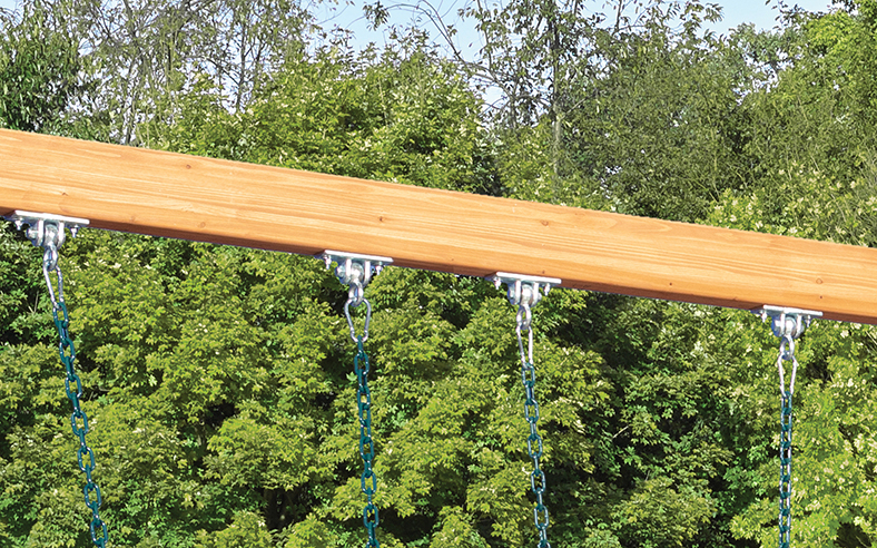1/4" Galvanized, Powder-Coated Chains for Summit Outlook Swing Sets