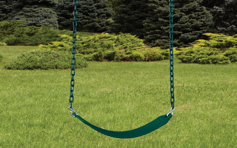 Safety Coated Chains for Swing Accessories on Treehouse Peak and Summit Outlook Swing Sets