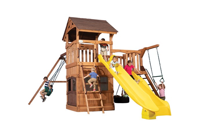 Olympian Outlook XL 3 Swing Set