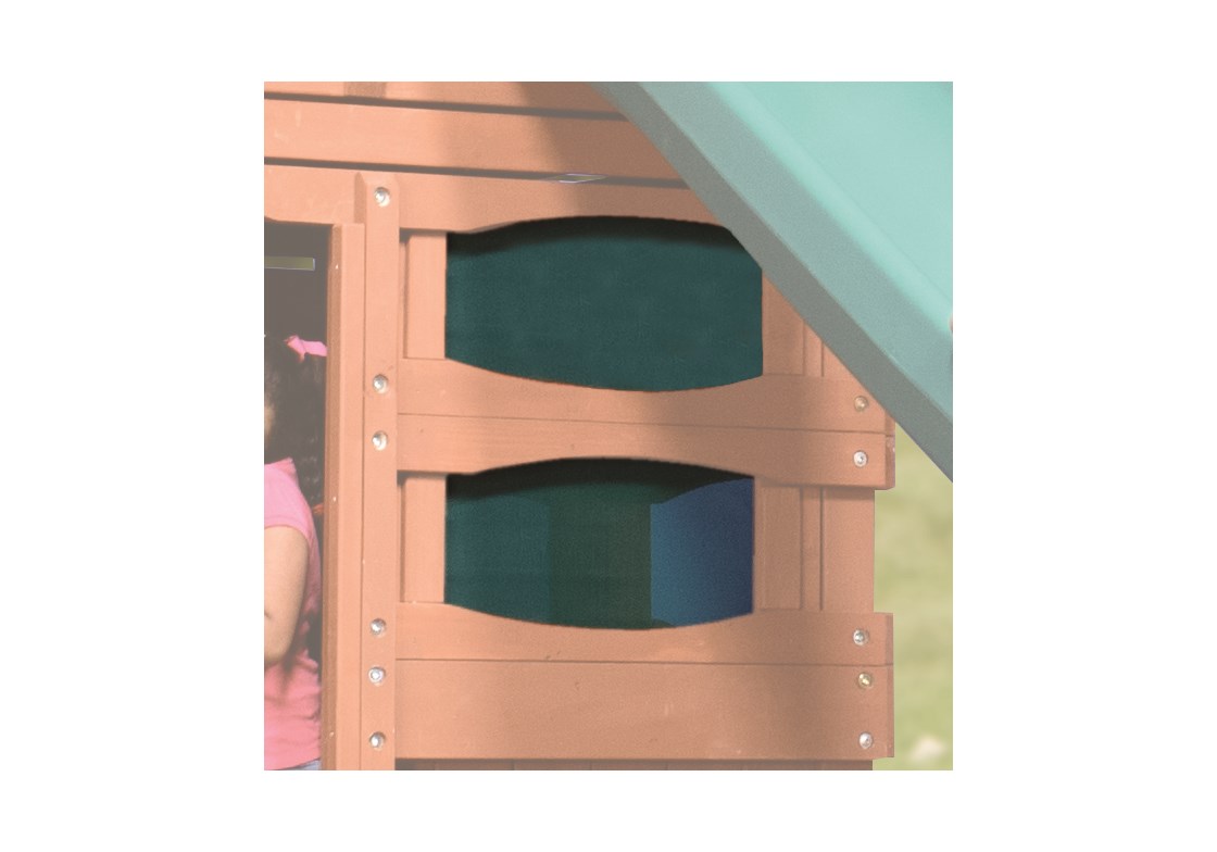 Playhouse Double Window Frame for Playsets