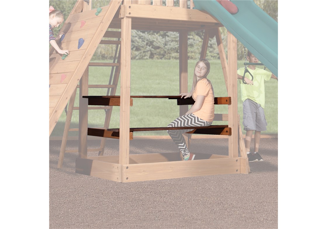 Outlook Picnic Table for Cedar Swing Sets
