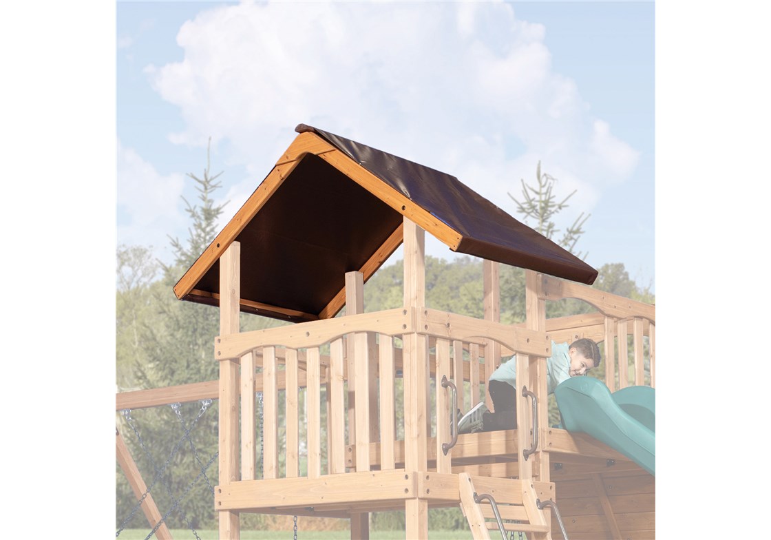 Summit Outlook Mahogany Tarp Roof for Playsets