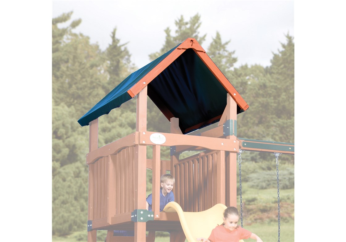 Treehouse Junior Green Tarp Roof for Wooden Playsets
