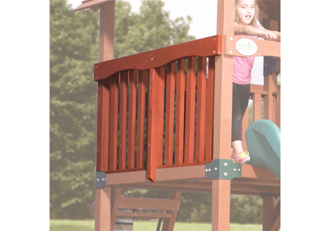 Treehouse Slatted Wall Panel for Outdoor Playsets