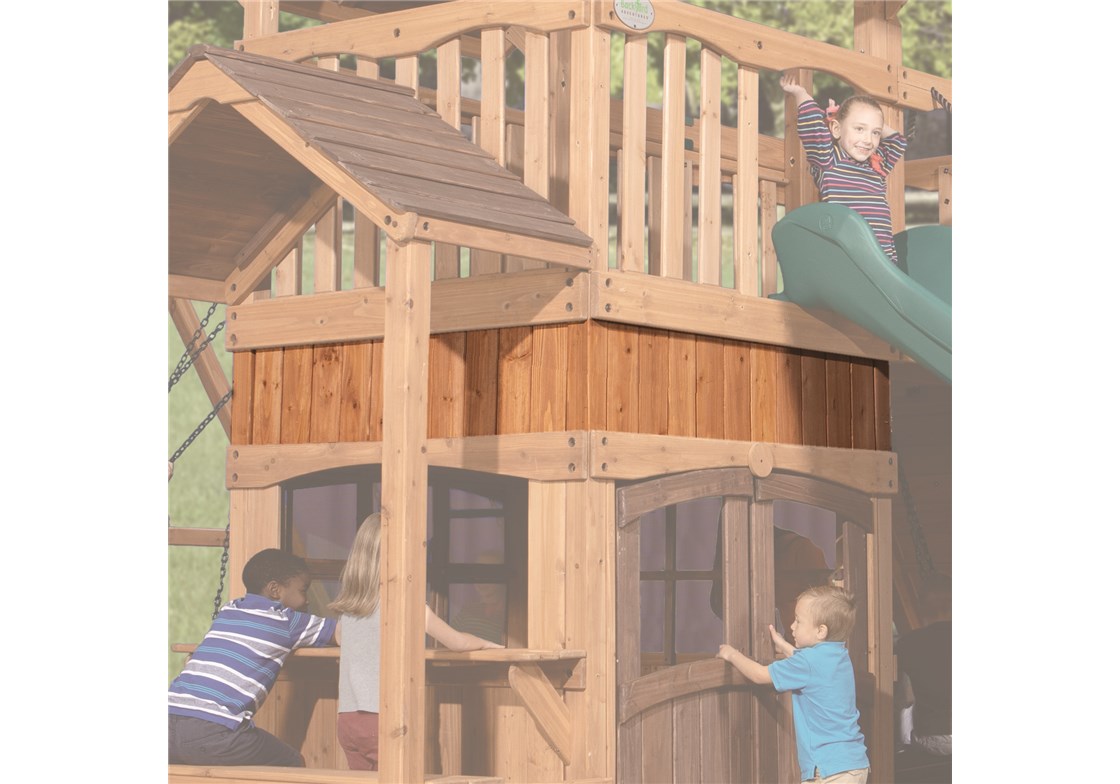 Summit Outlook 57" 6' Playhouse Wall Panel for Backyard Playsets