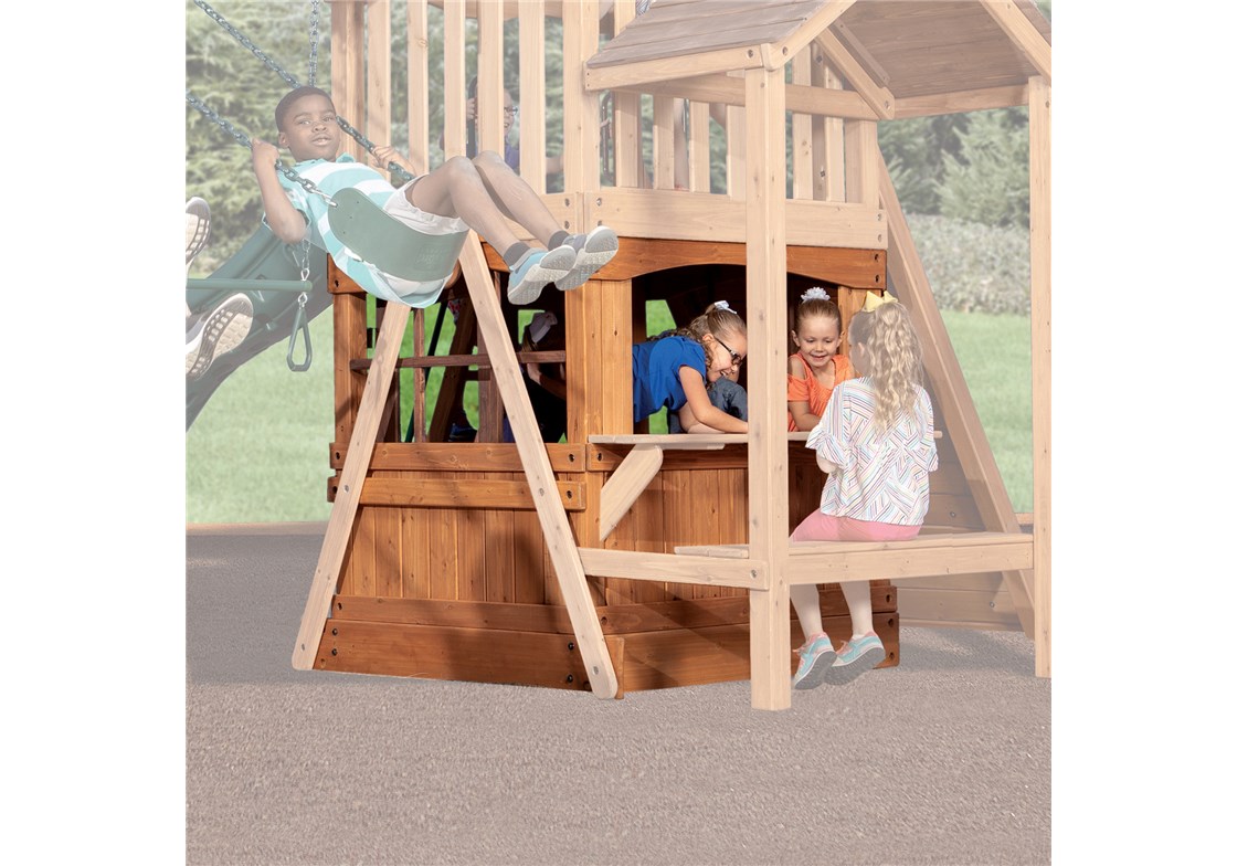 Adventure Outlook Playhouse Package for Backyard Swing Sets