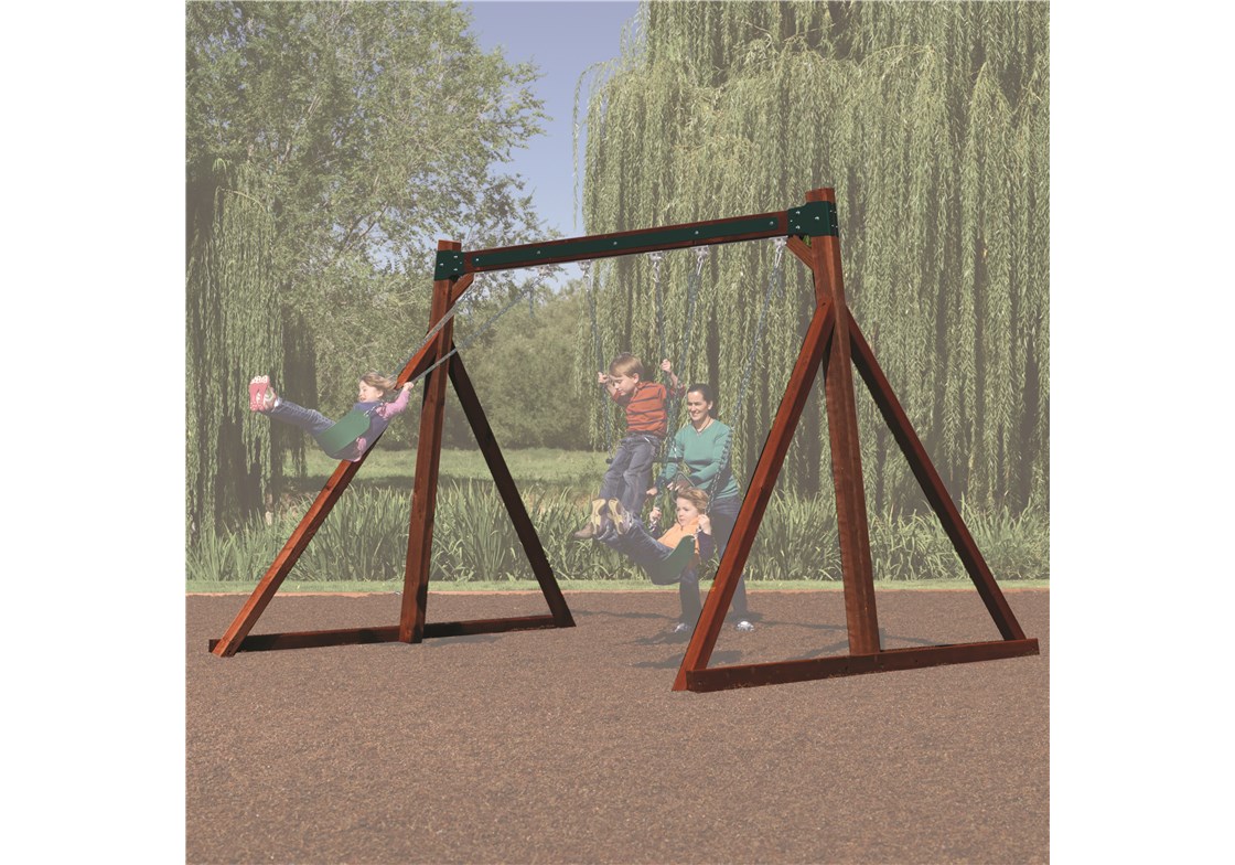 Free-Standing 3 Position Swing Set