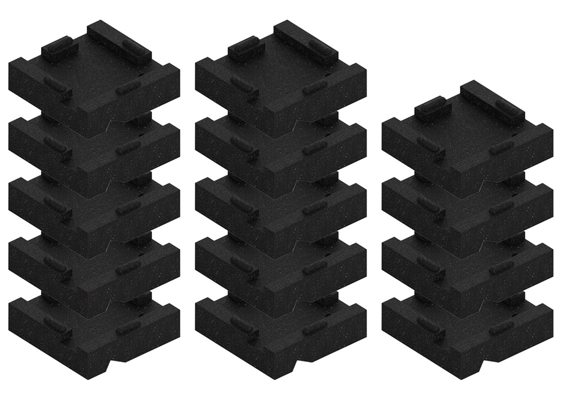 Large LevelDry Blocks for Outdoor Swing Sets