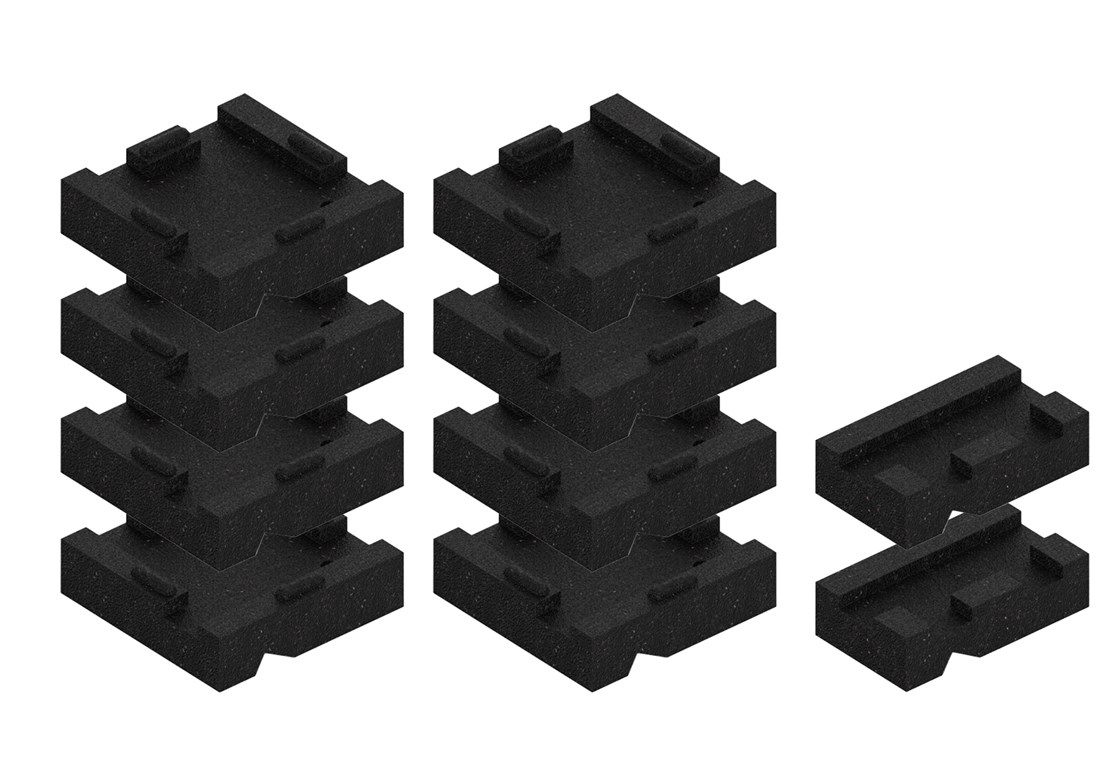 Large and Small LevelDry Blocks for Outdoor Playsets