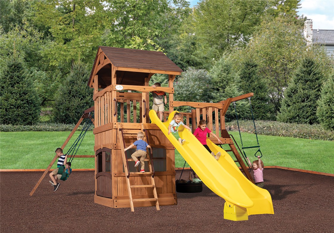 Olympian Outlook XL 3 Cedar Playset