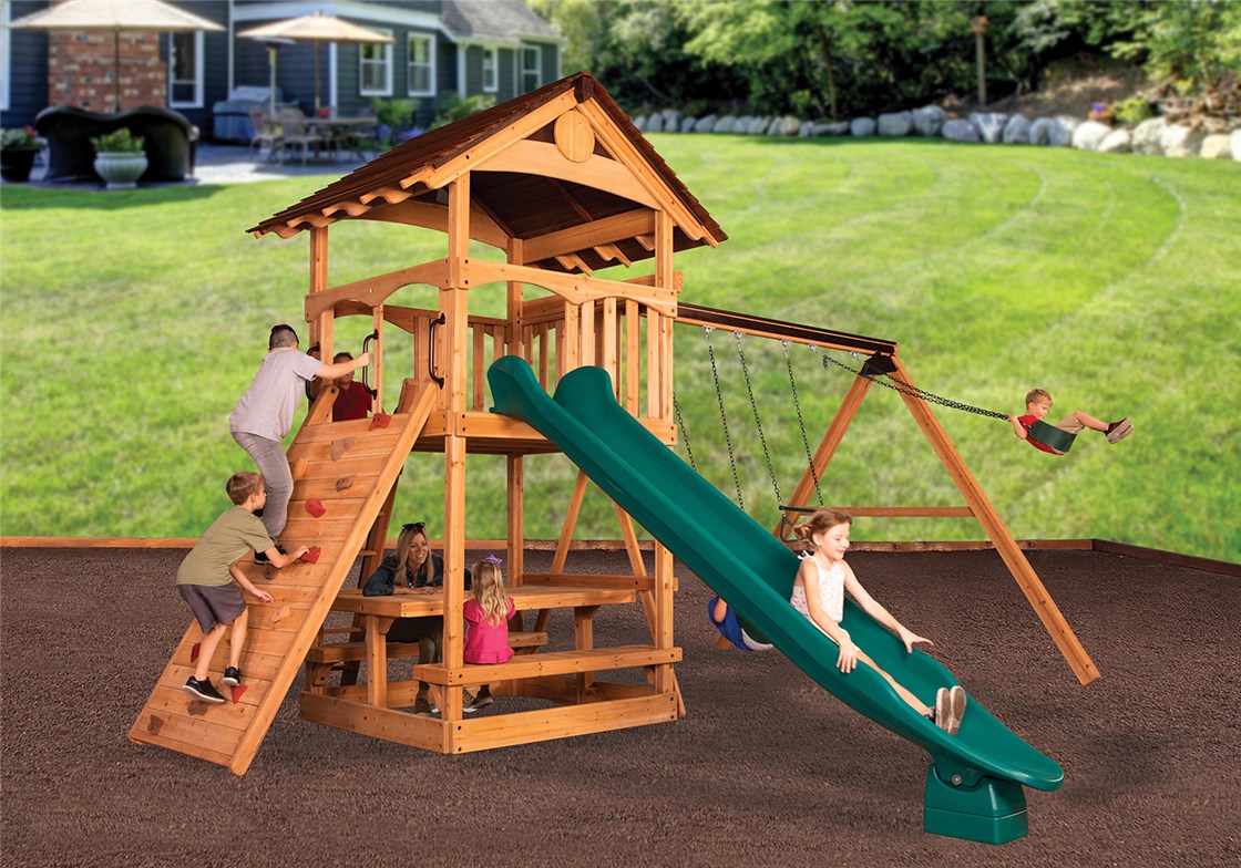 Olympian Treehouse XL 1 Swing Set