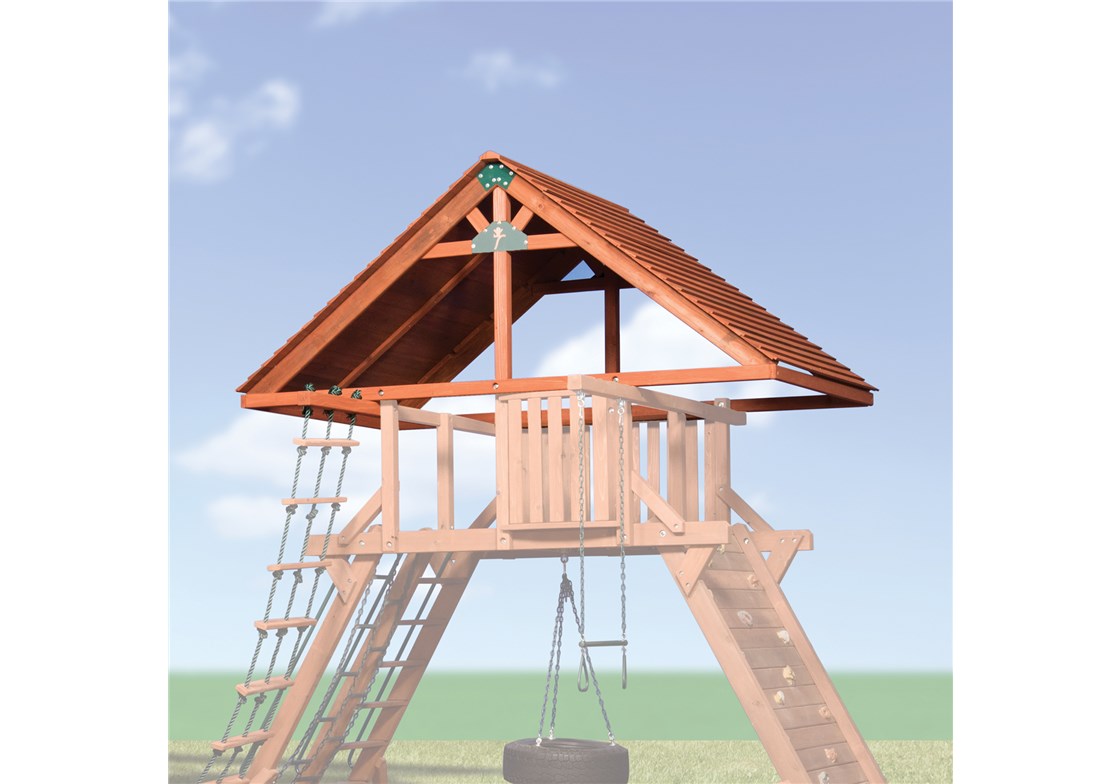 Peak Junior Wood Roof for Outdoor Swing Sets