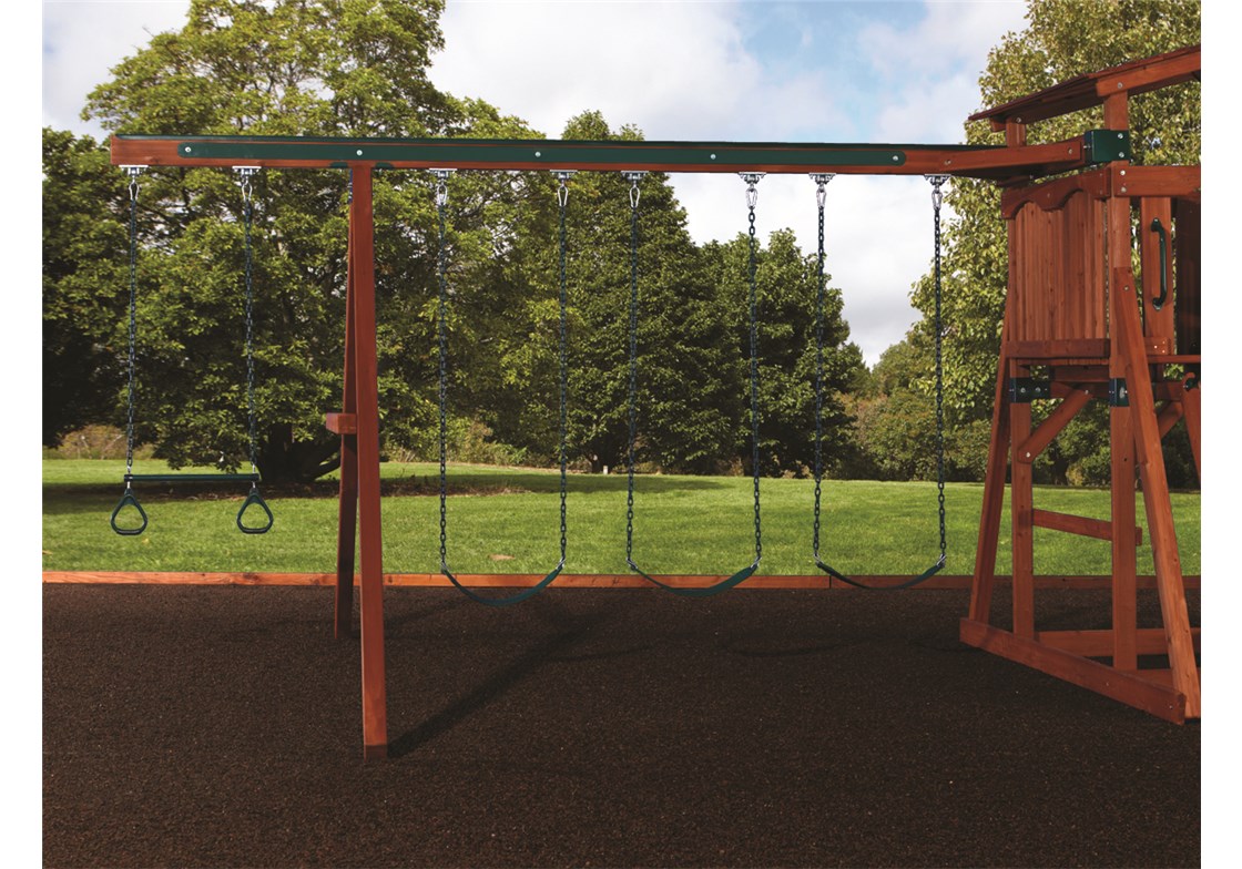 Peak 4 Position 10' Swing Beam for Wooden Playsets
