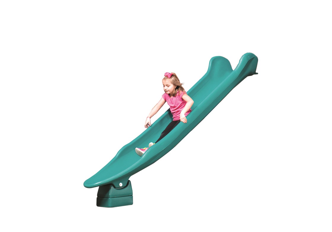 10' Green Rocket Scoop Slide for Playsets