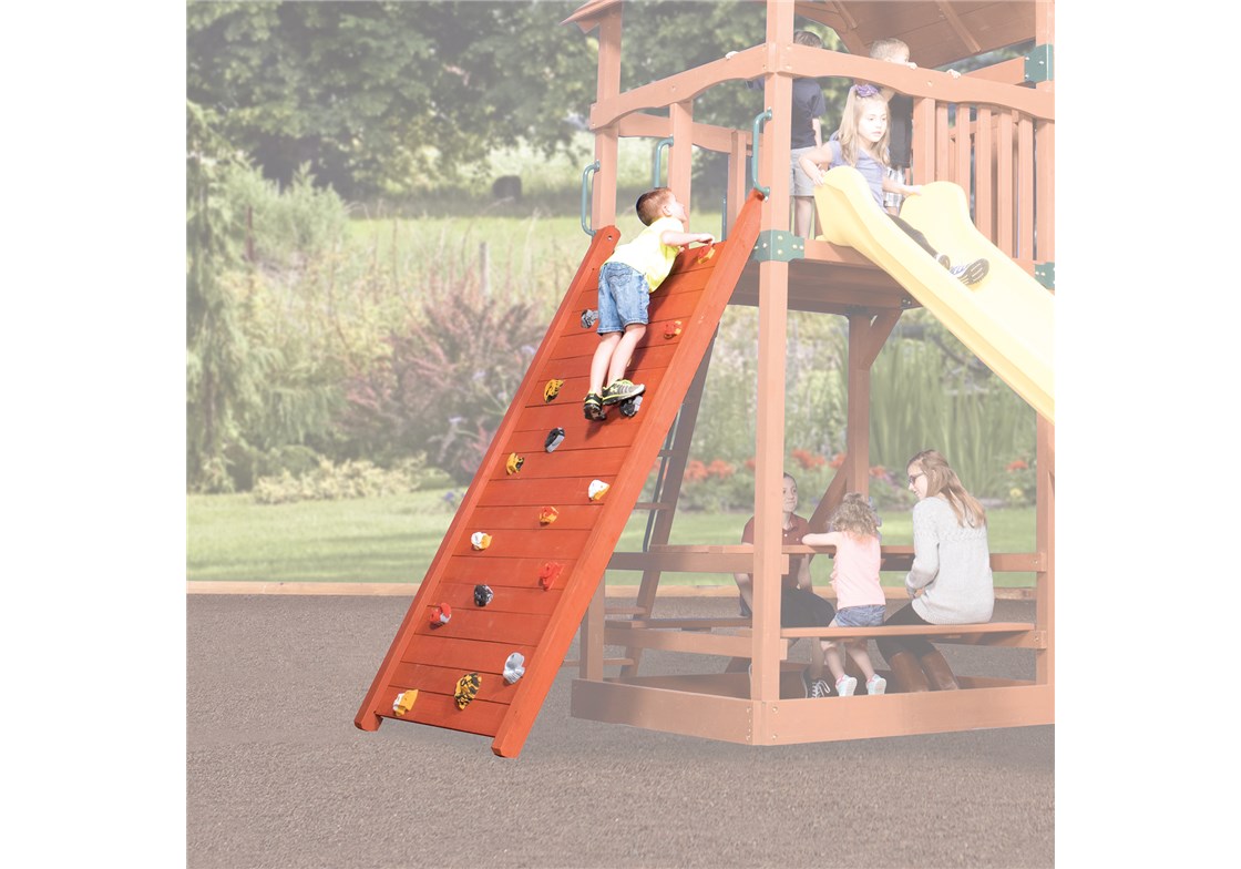 Treehouse 7' Rock Wall for Backyard Playsets
