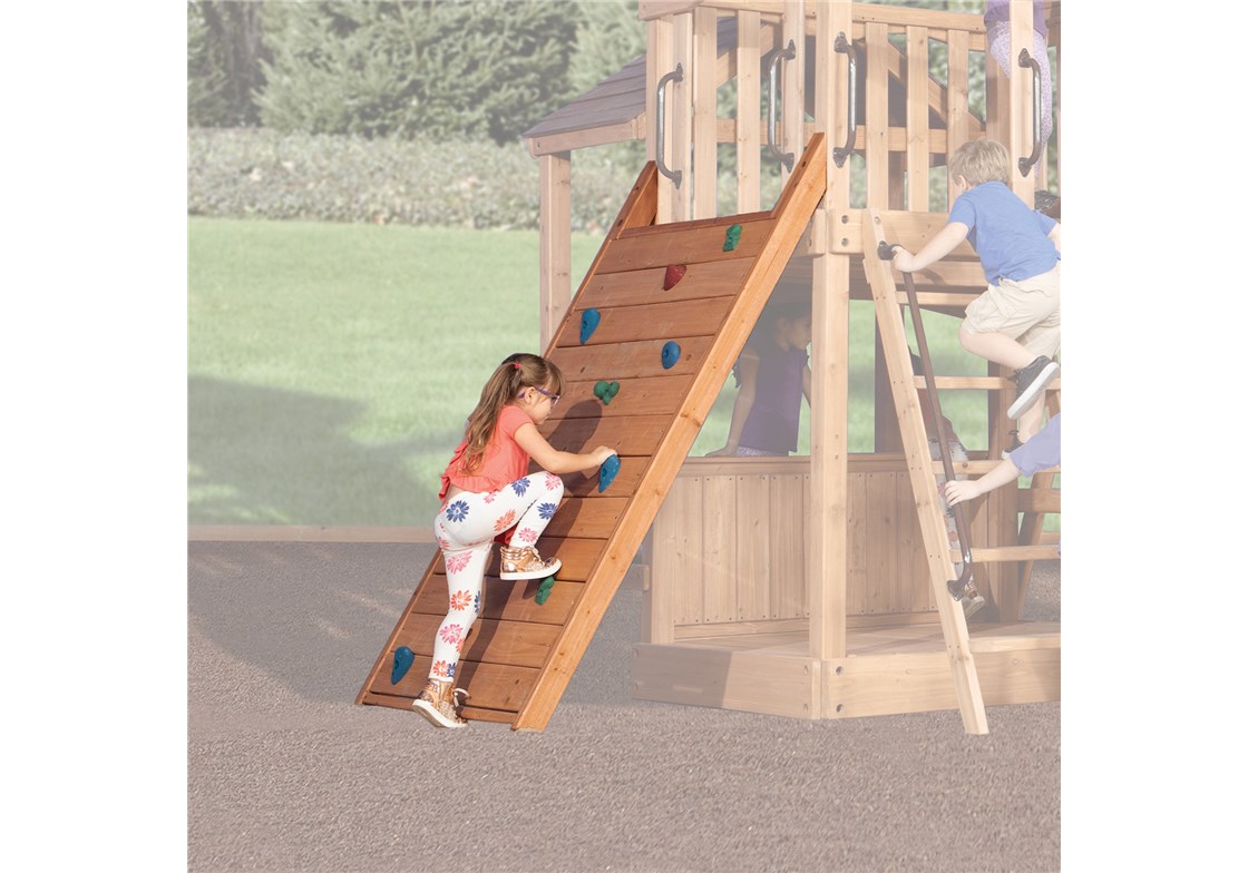 Outlook 5' Rock Wall for Wooden Swing Sets
