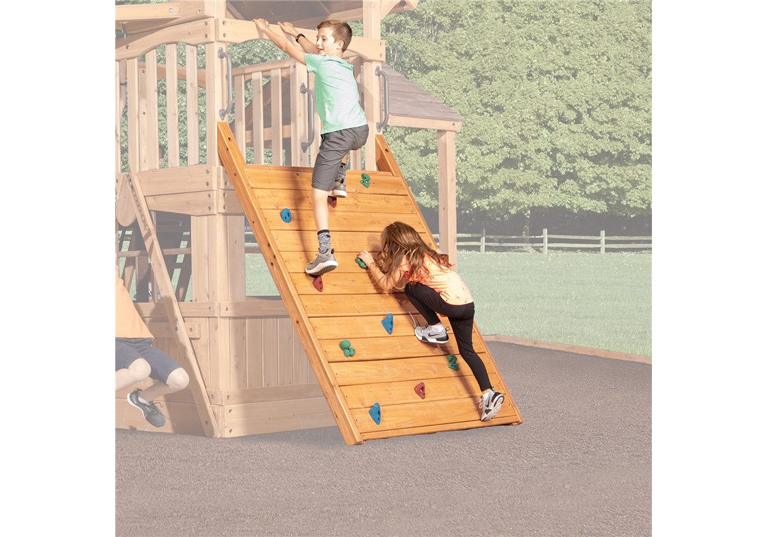 Outlook XL 5' Rock Wall for Outdoor Swing Sets