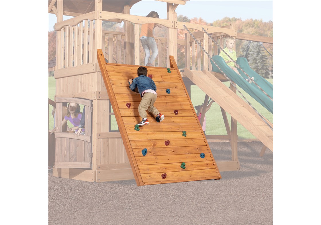 Outlook XL 6' Rock Wall for Outdoor Playsets