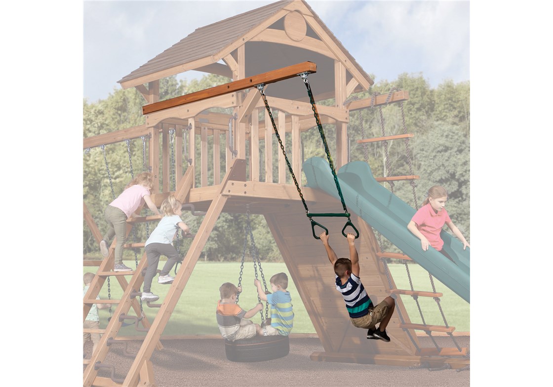 Summit 57" Trapeze Accessory Arm for 5' High Deck for Playsets