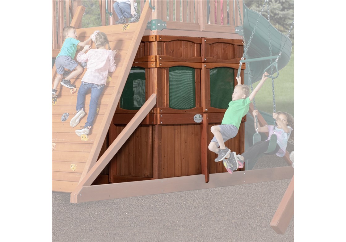 Titan Treehouse Playhouse Package for Outdoor Swing Sets