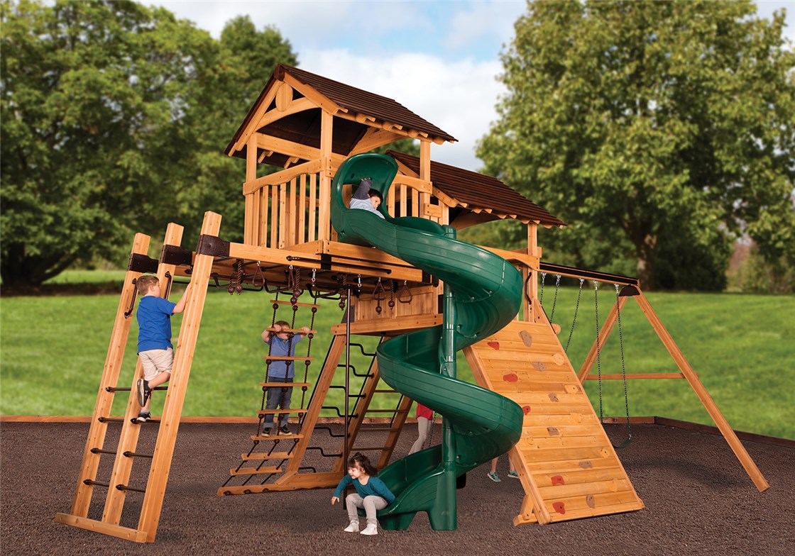 Titan Peak XL 4 Swing Set