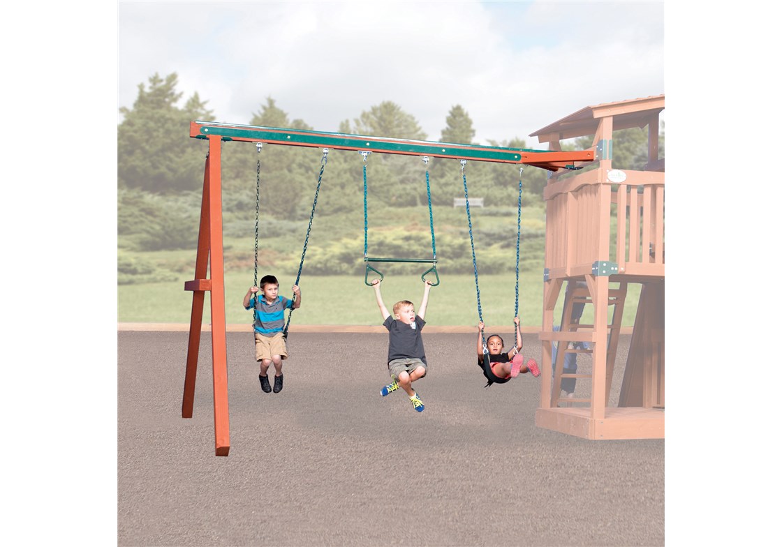 Treehouse 3 Position 9' Swing Beam for Wooden Playsets