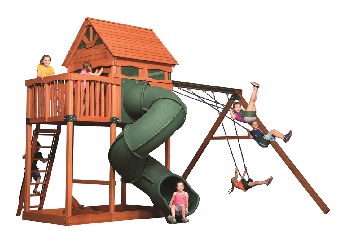 Titan Treehouse Jumbo 3 Swing Set