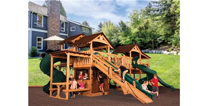 Treehouse Combo Outdoor Swing Set