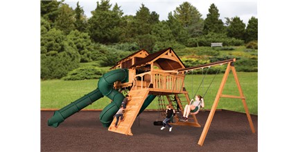 Titan Peak Jumbo 4 Swing Set