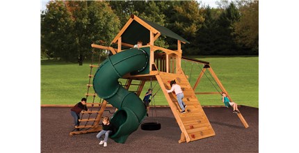 Titan Peak XL 3 Cedar Swing Set