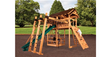 Titan Treehouse XL 5 Outdoor Swing Set