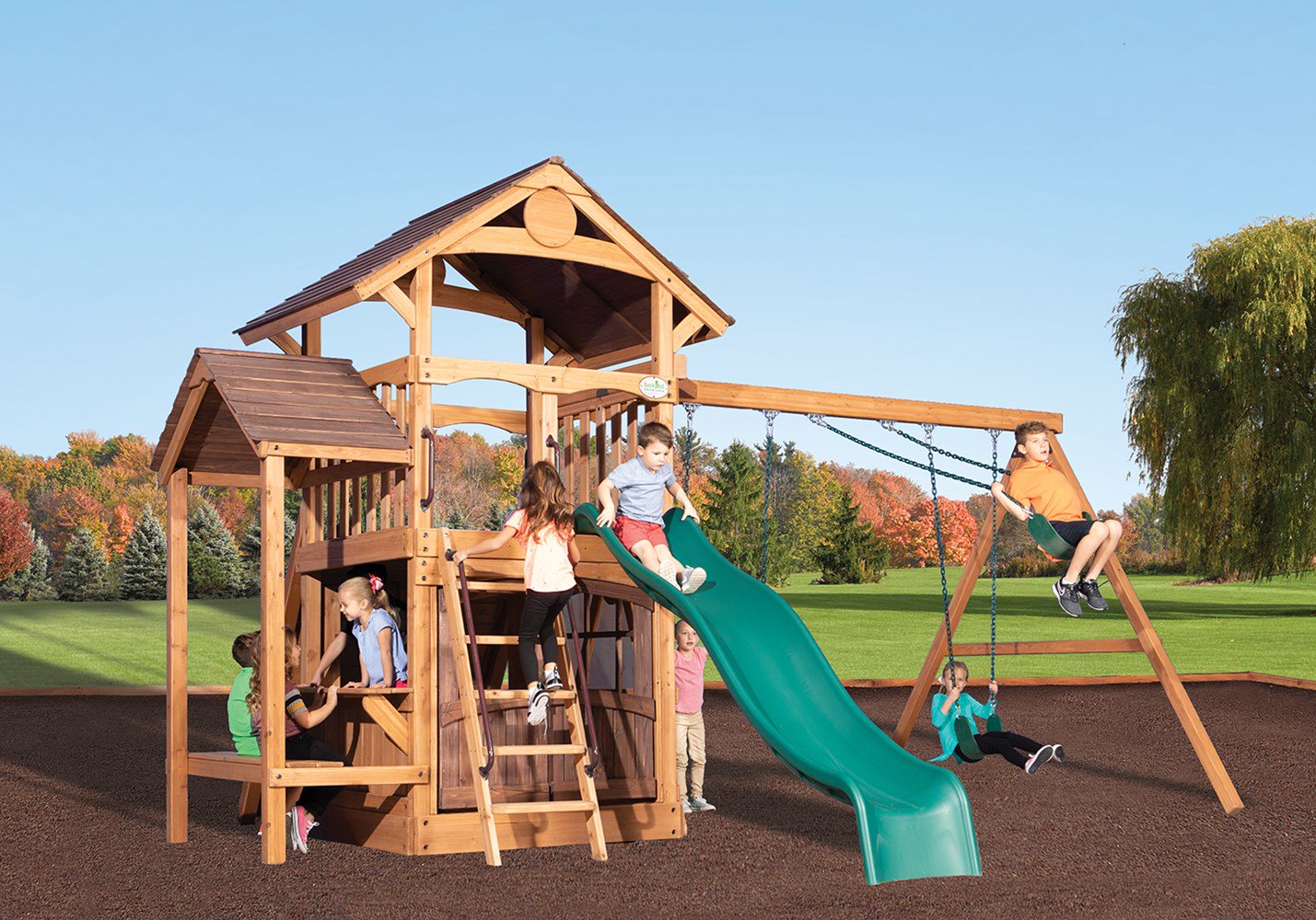 unique swing set