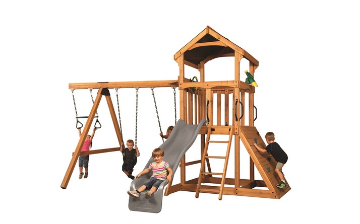 Grand Chateau 4' Wooden Playset