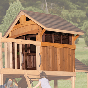 Cabin Package Enclosure for Treehouse Peak Lofts and Summit Outlook Swing Sets