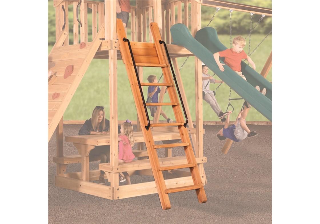 Deck Ladder Treehouse 7' Deck for Cedar Playsets