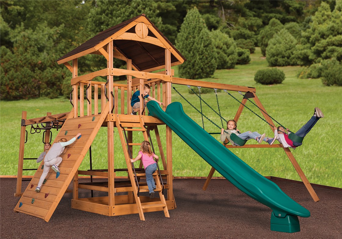 Olympian Outlook XL 1B Cedar Swing Set