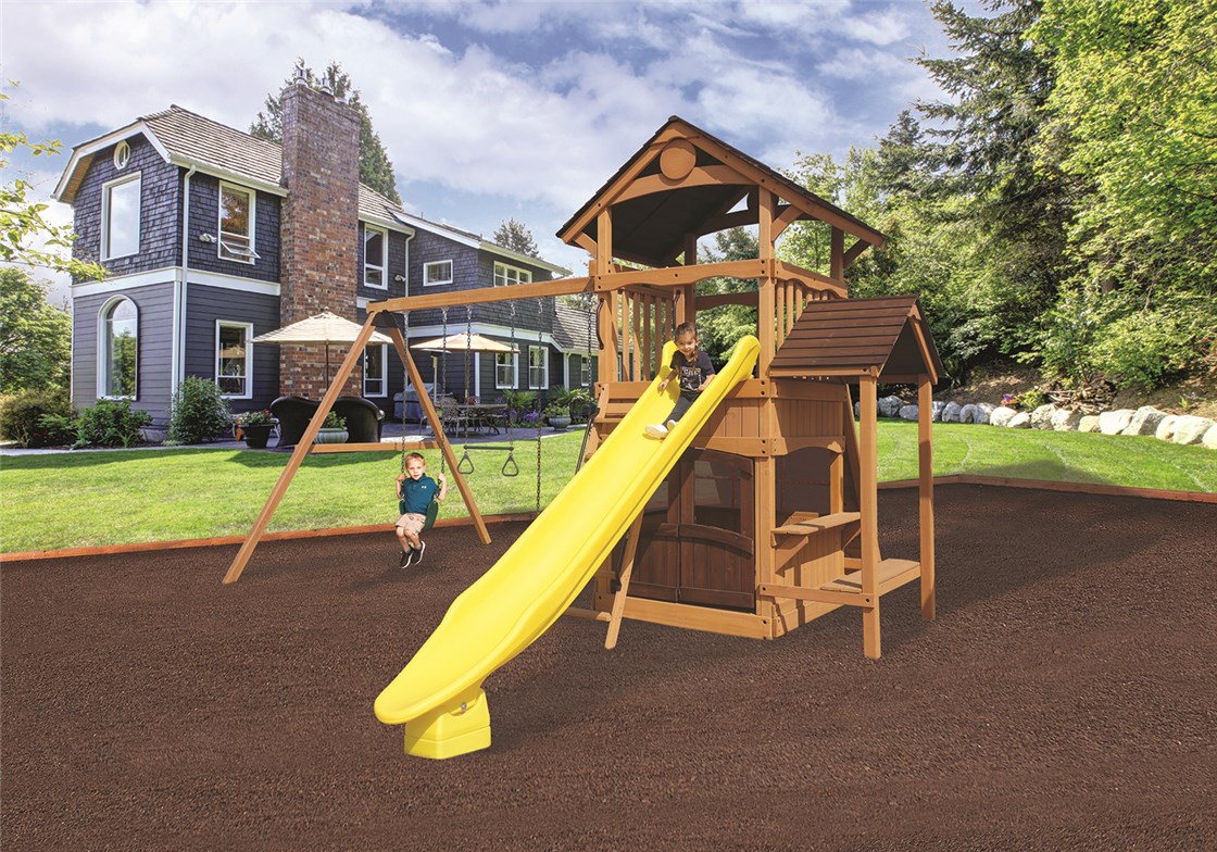 Olympian Outlook XL 2B Wooden Playset