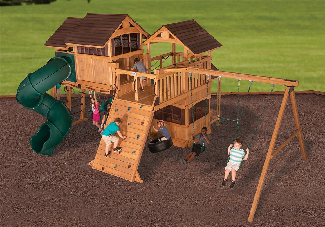 Olympian Outlook XL 5 Cedar Playset