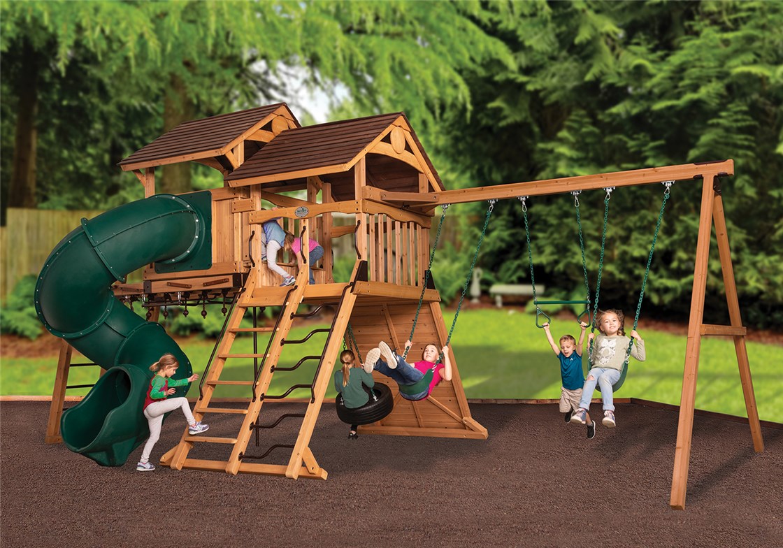 Olympian Summit XL 3 Outdoor Swing Set