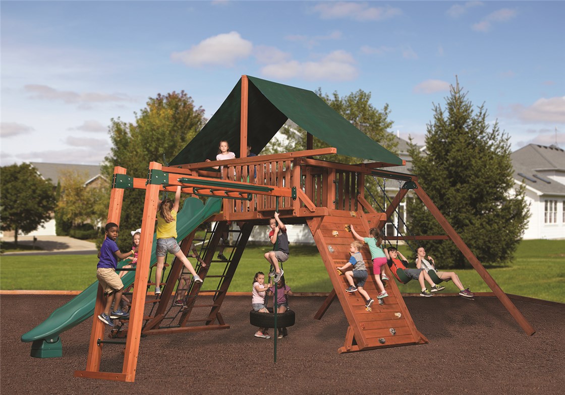 Titan Peak Jumbo 1 w/ Monkey Bars Playset