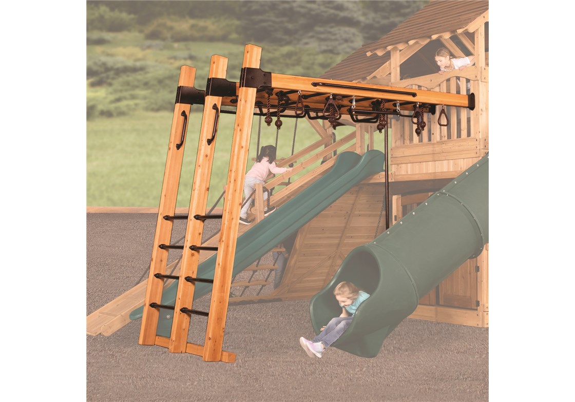 8.5' Ultimate Climber for Titan Treehouse/Peak for Wooden Swing Sets
