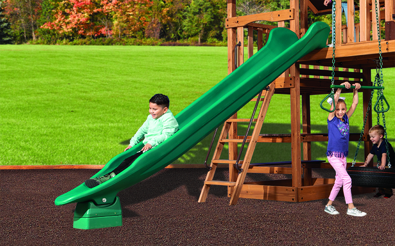 Green Slides for Summit Outlook Swing Sets